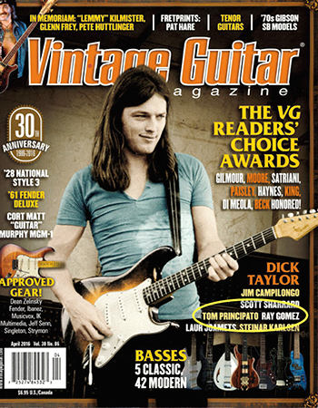 Vintage Guitar Magazine April 2016